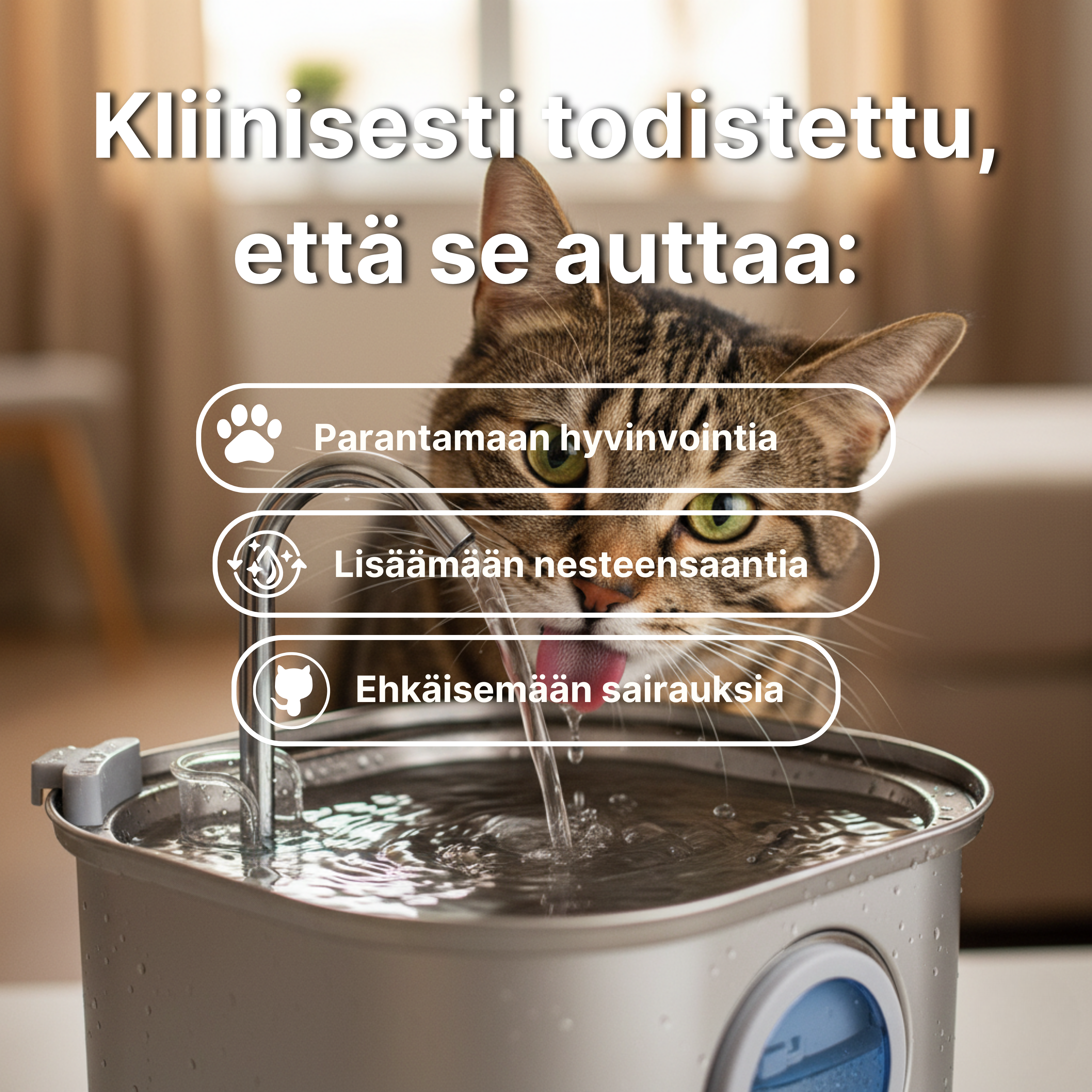 Kattellan Vesiautomaatti Ruostumattomasta Teräksestä