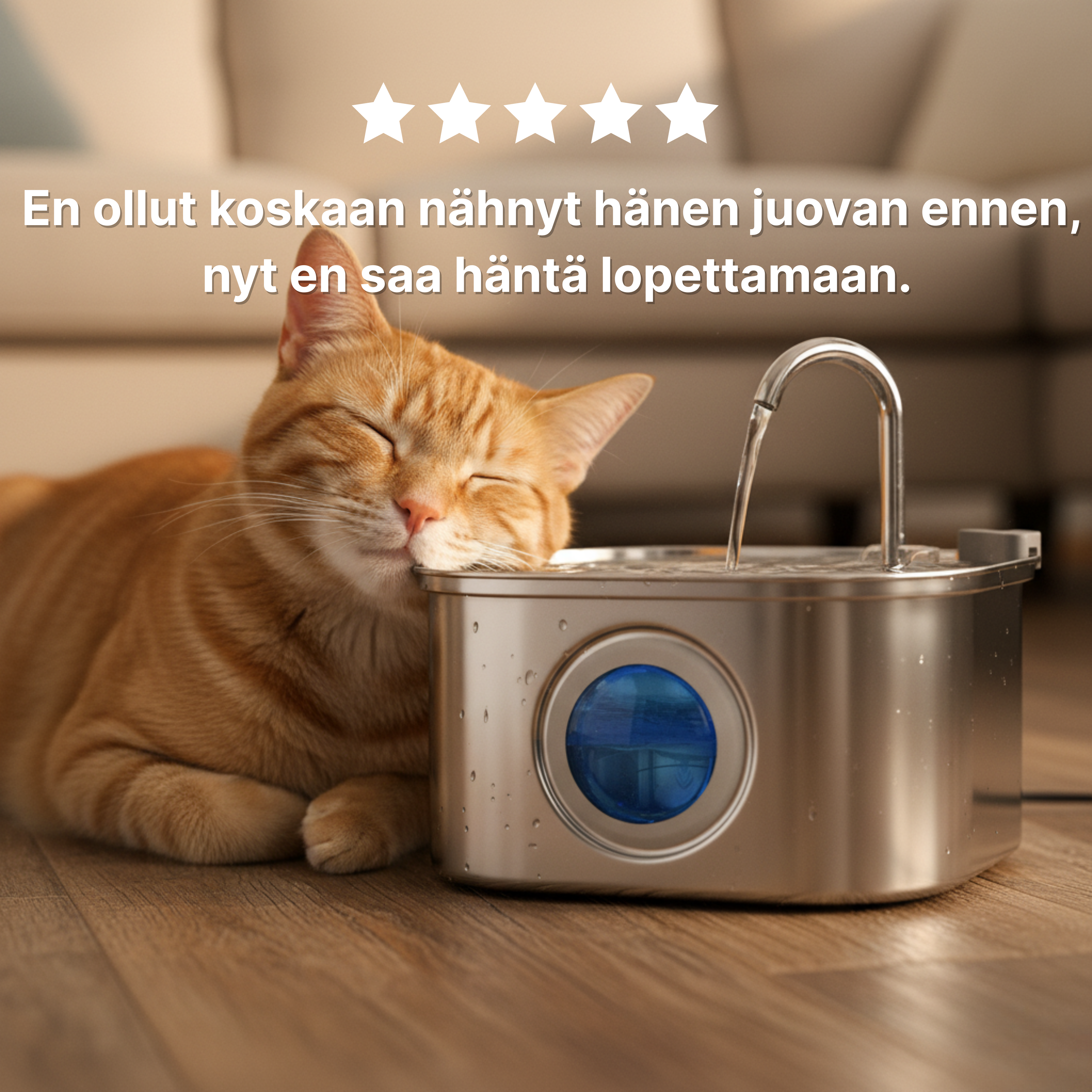 Kattellan Vesiautomaatti Ruostumattomasta Teräksestä