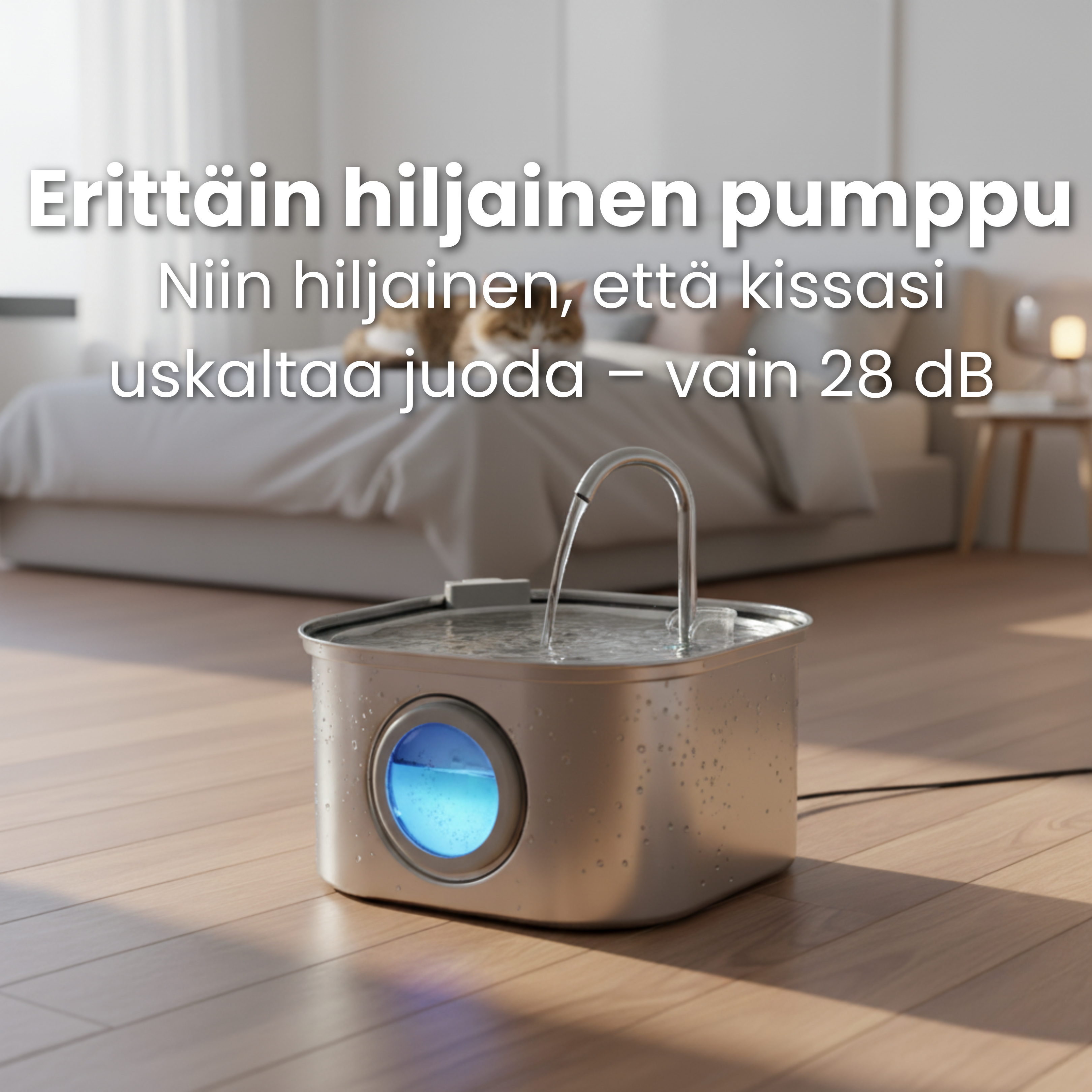 Kattellan Vesiautomaatti Ruostumattomasta Teräksestä