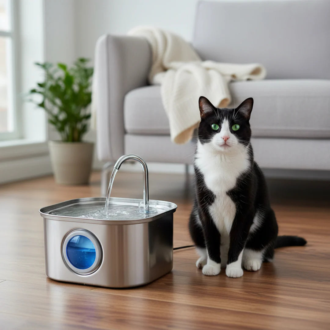 Kattellan Vesiautomaatti Ruostumattomasta Teräksestä